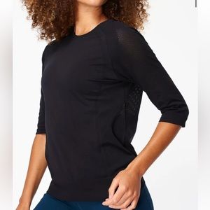 Sweaty Betty Dynamic
Seamless Yoga Top in Black
